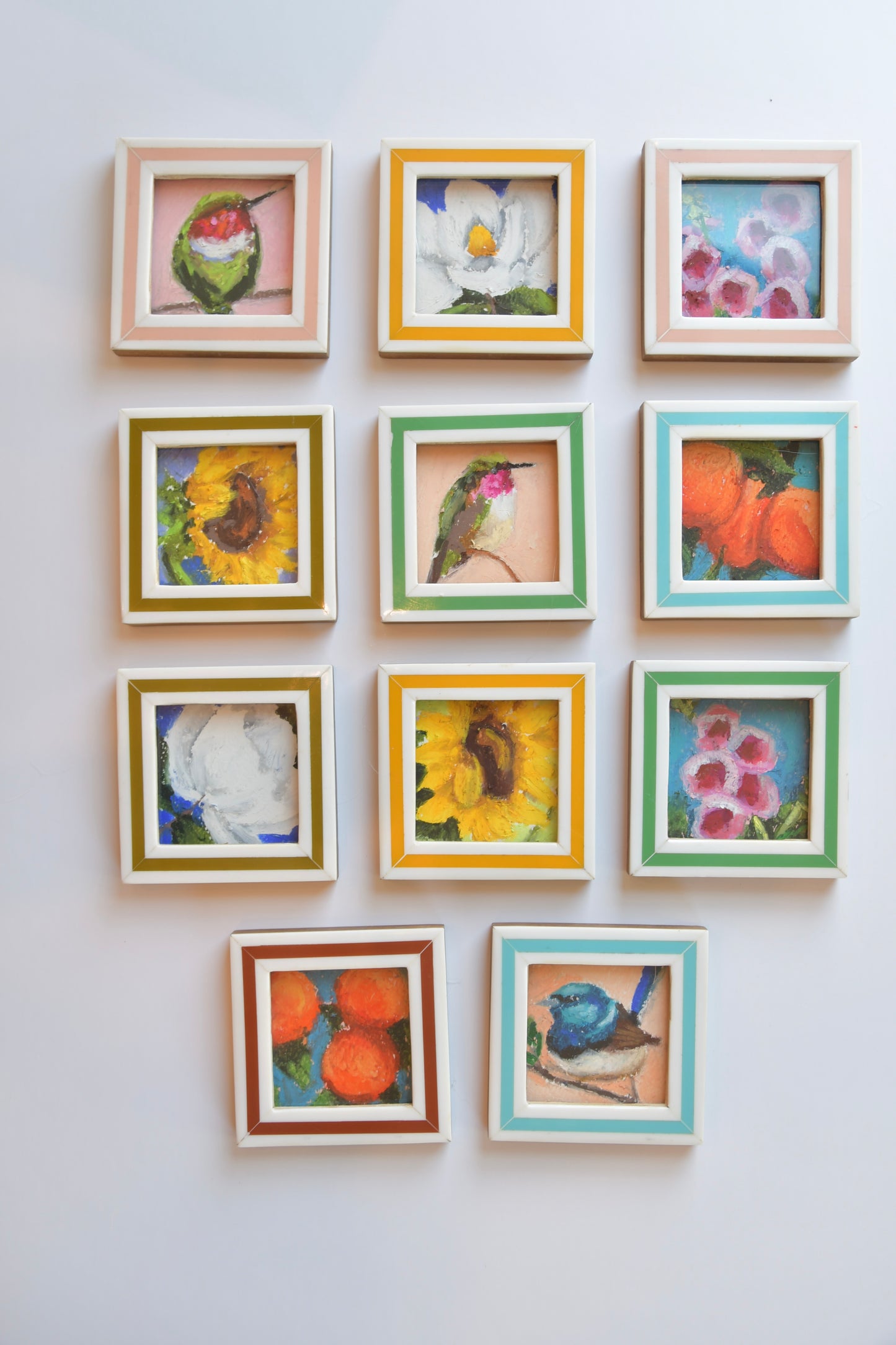 Magnolia Open- Oil Pastel