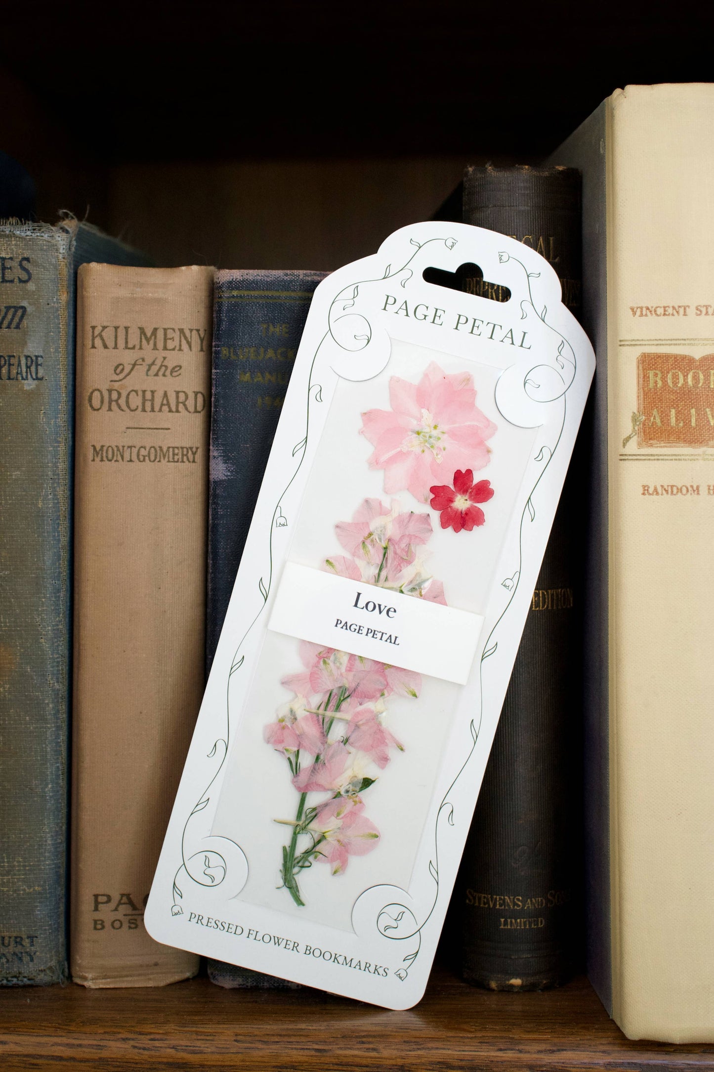 Page Petal - Love — Pressed Flower Bookmark | Romantic Gift