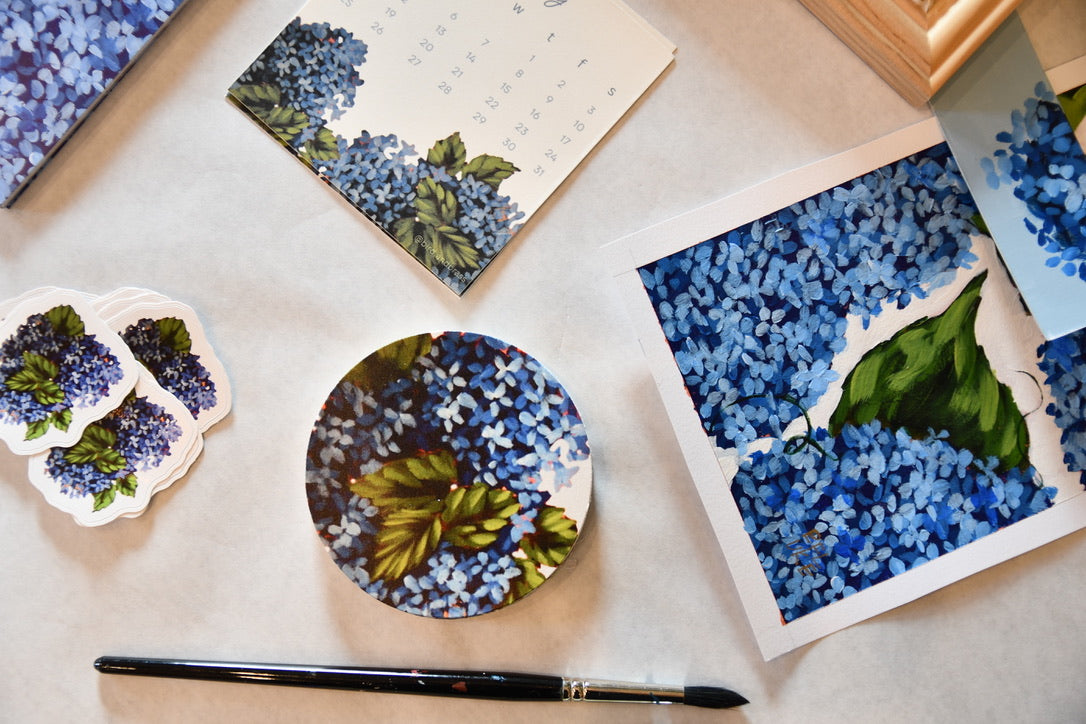 Hydrangea Reusable Coasters