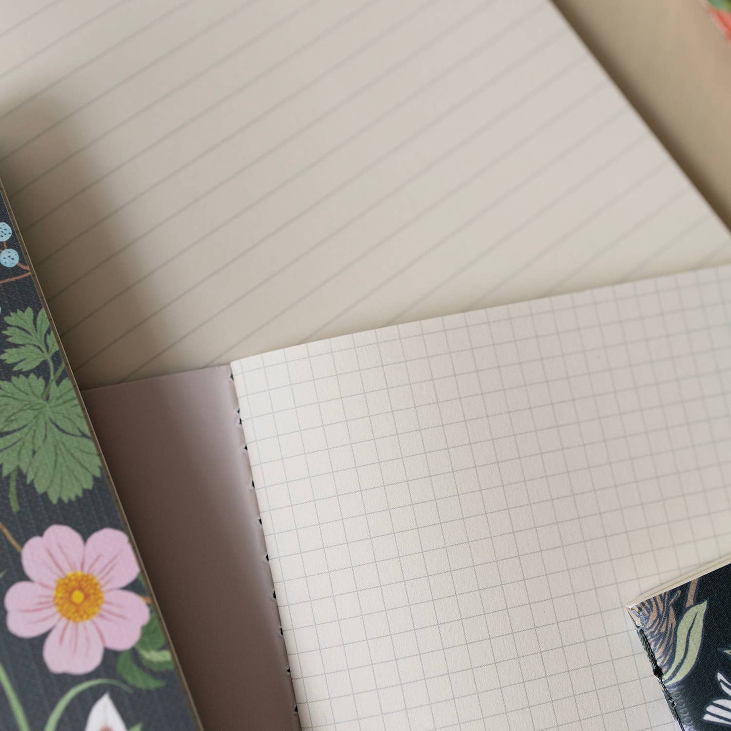 Botanica Paper Co. - BLUE BIRDS | SOFT-COVER NOTEBOOK (grid)