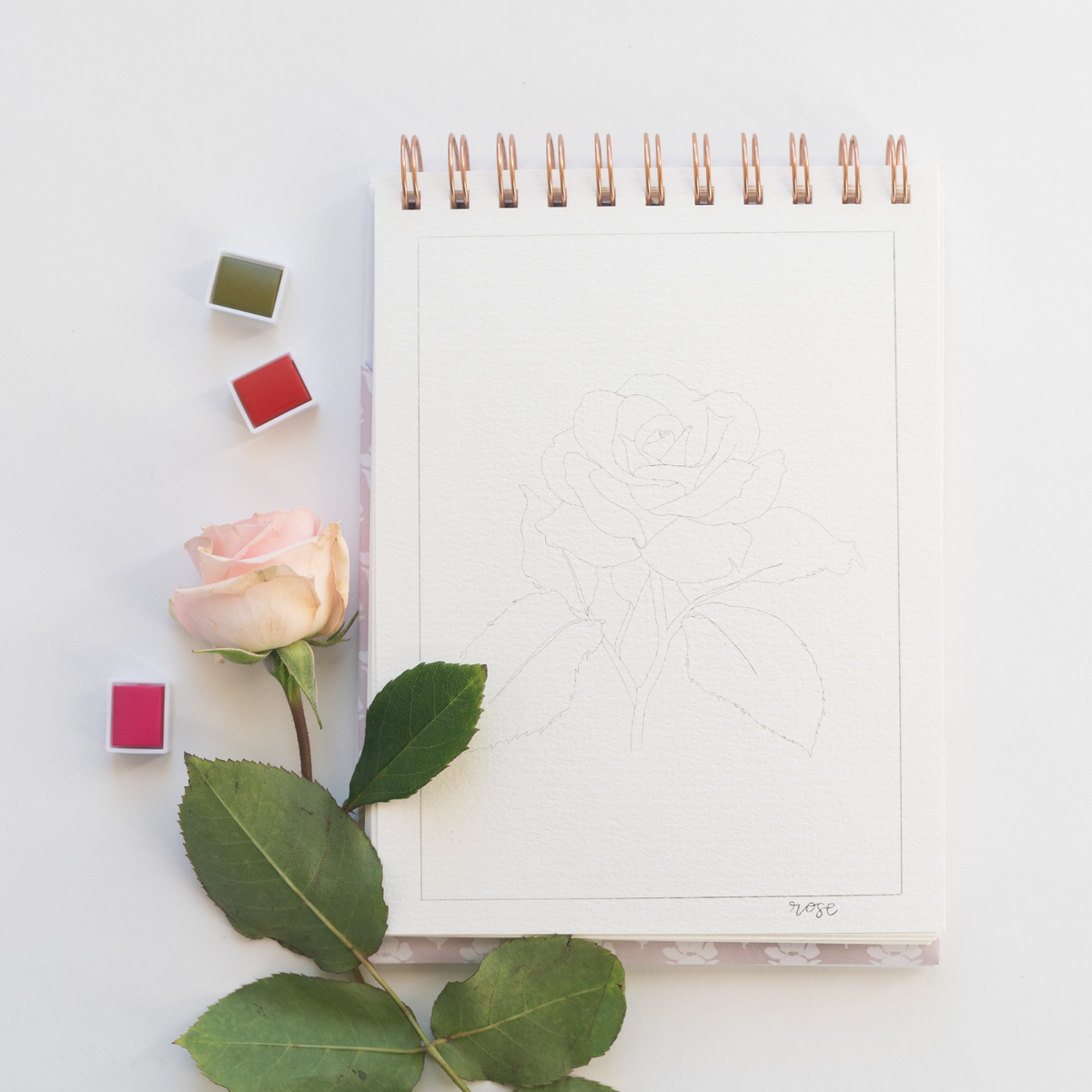 bailey rae studio - Flowers watercolor workbook