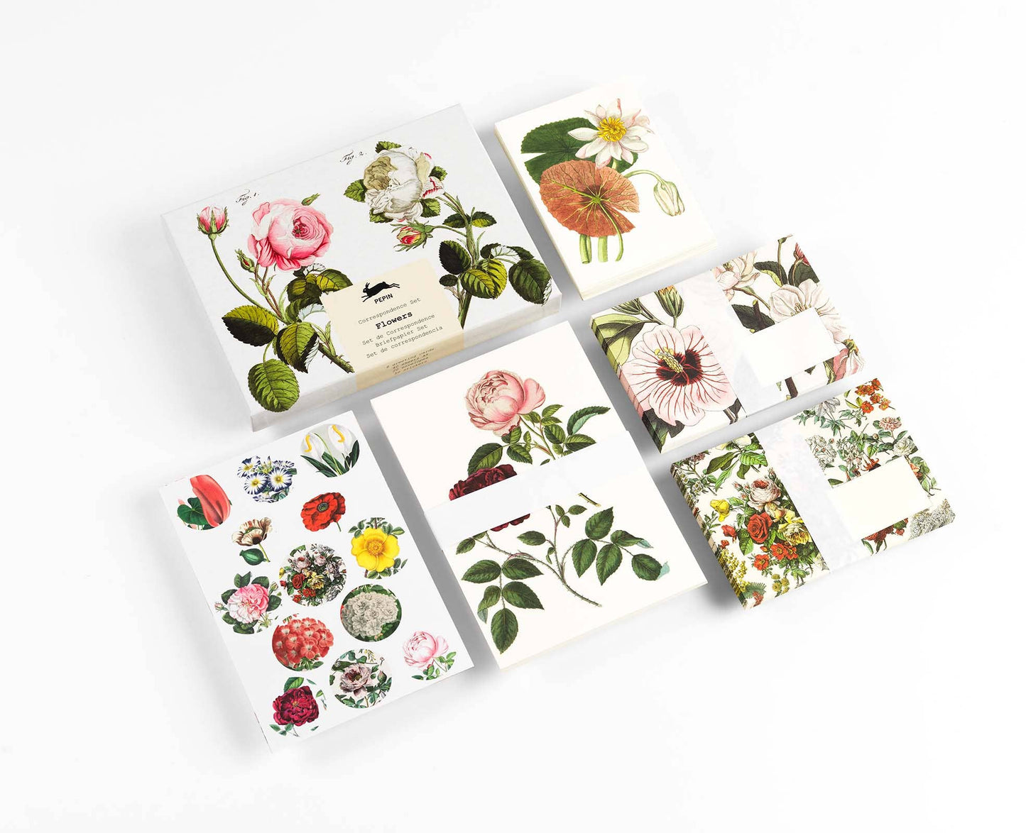 Pepin Press - Flowers Correspondence Set