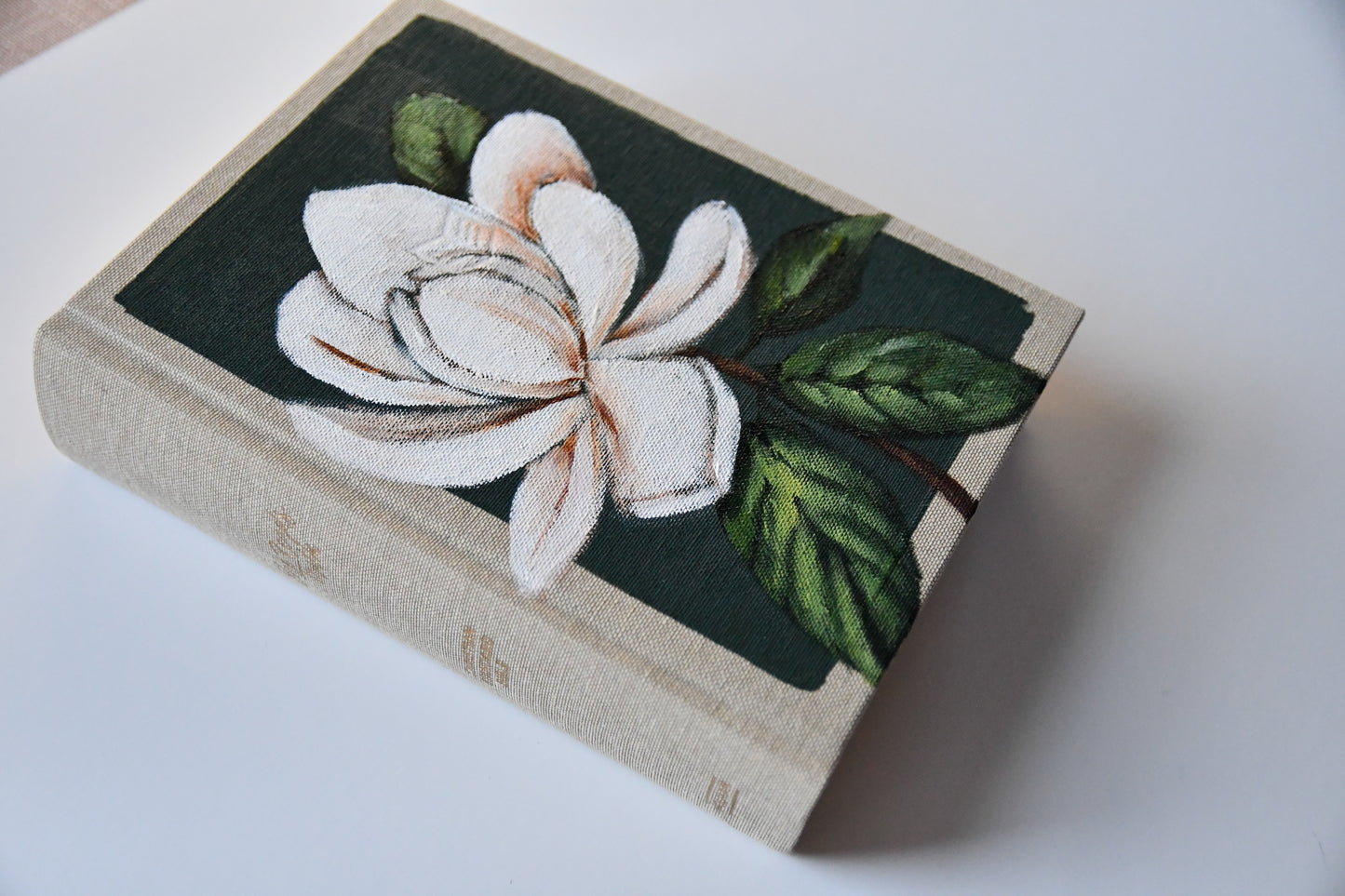 Magnolia Hand Painted Bible