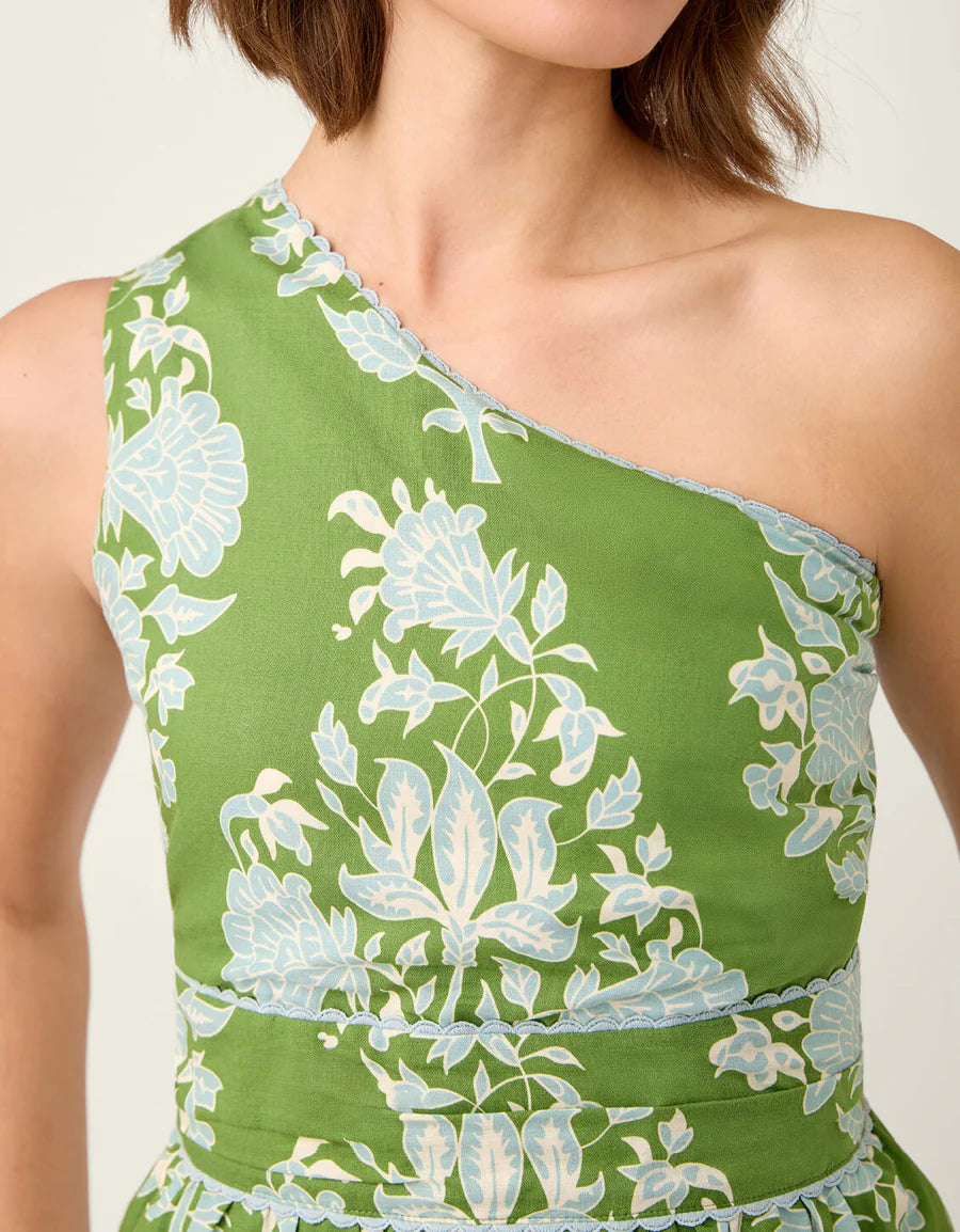 Sabrina Midi Dress Lightner Boho Green
