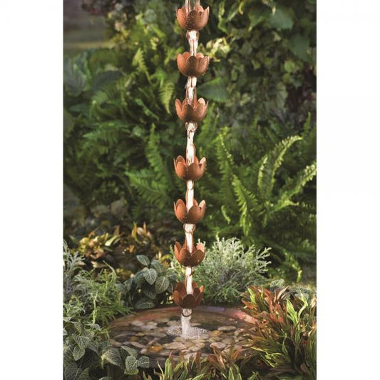 Lily Cups Rain Chain