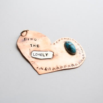 Large Copper Heart