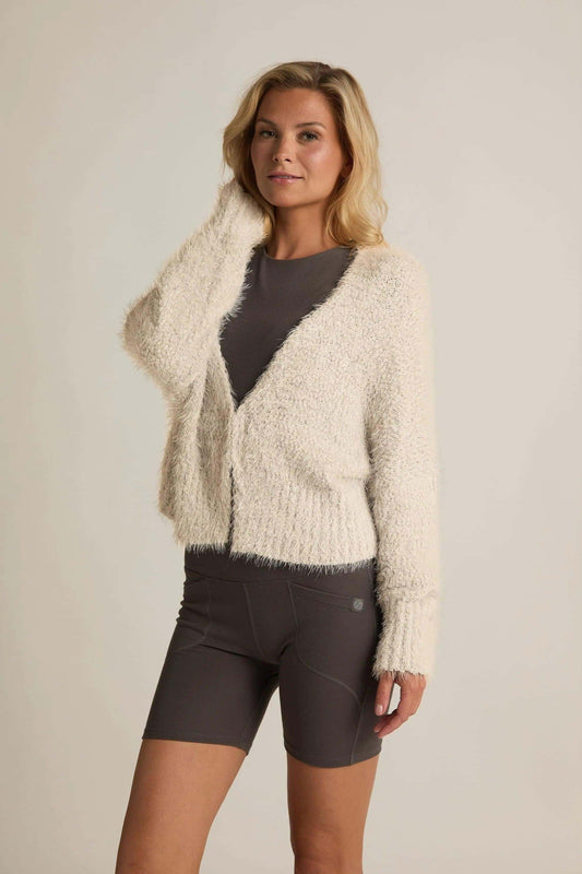 Plush Bed Jacket - Oatmeal