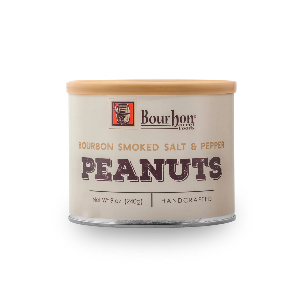 Bourbon Smoked Salt & Pepper Peanuts