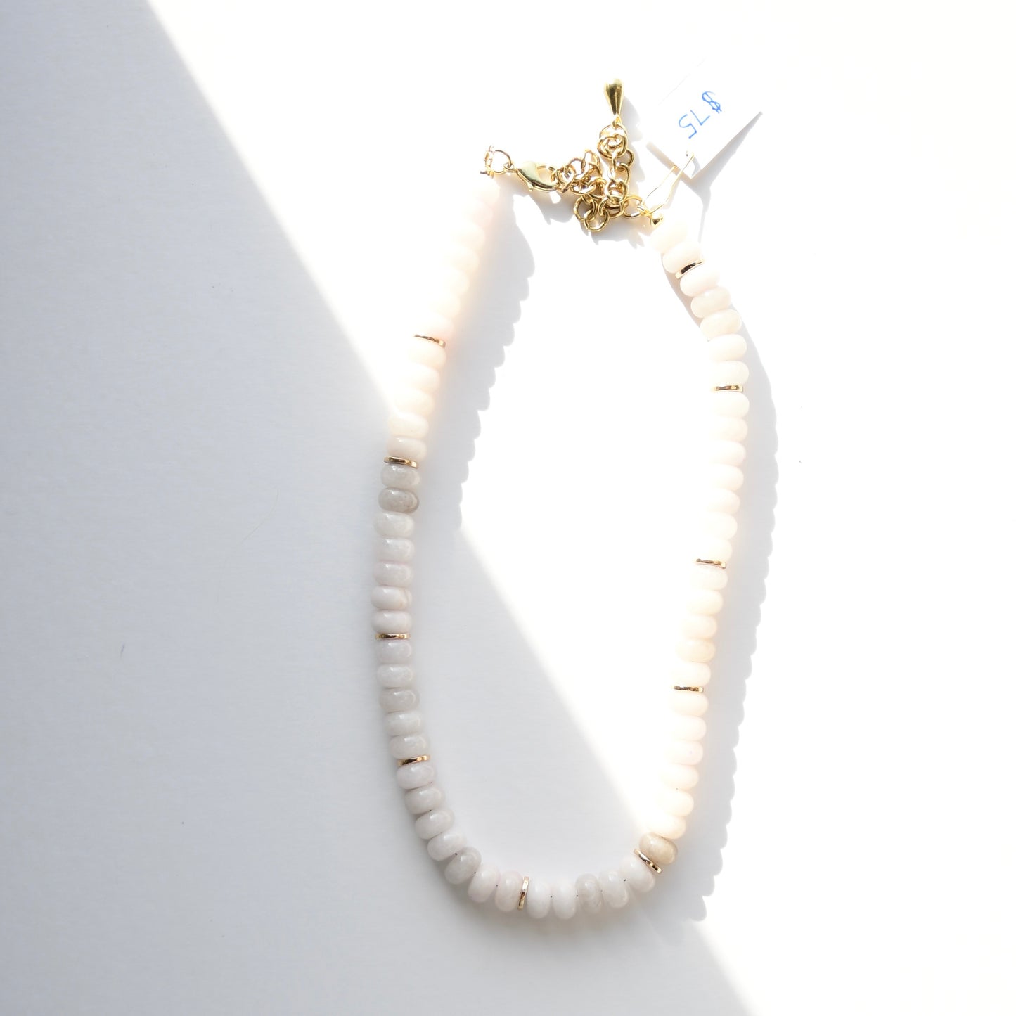 Light Gray Bead Necklace