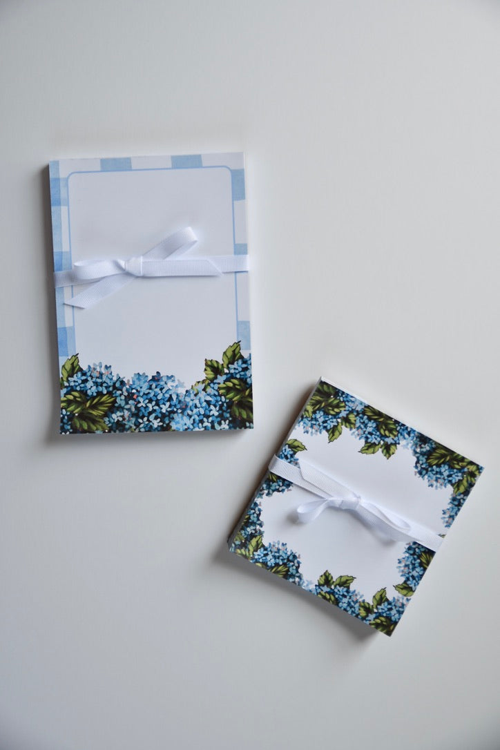 Hydrangea 5x5 Notepad
