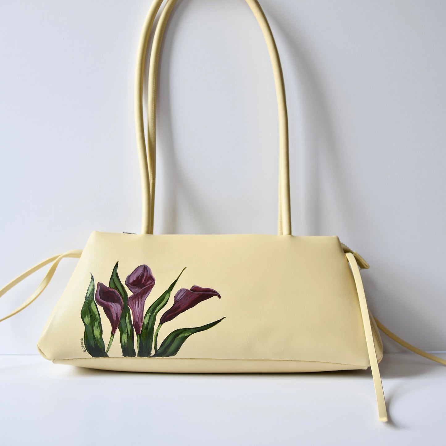 Hand Painted Calla Lily Bag