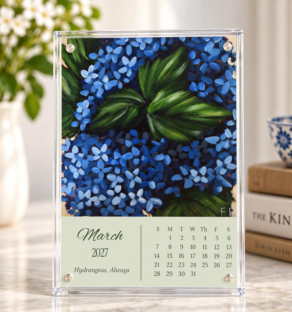 2027 Art Calendar + Frame