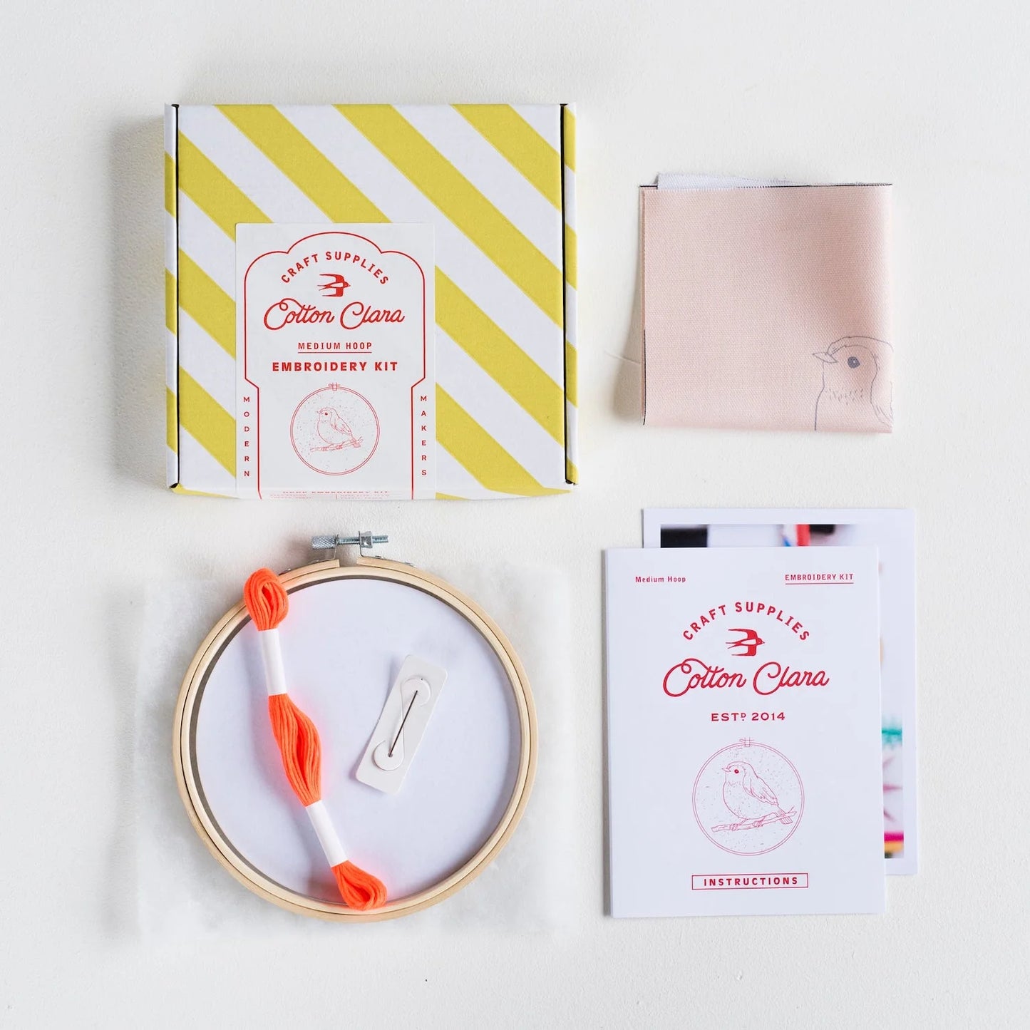 ROBIN EMBROIDERY HOOP KIT