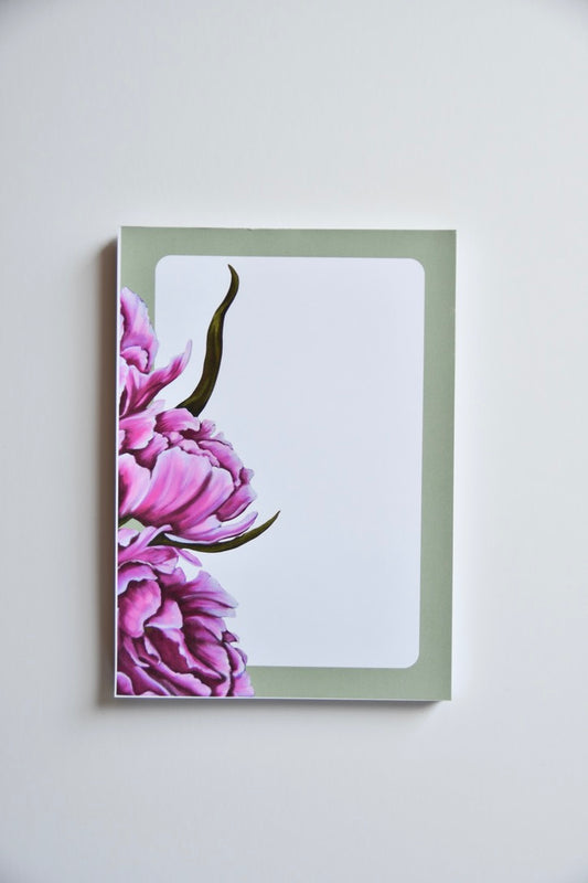 Fancy Tullips 5x7 Notepad