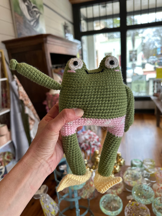 Teddy - Crochet Frog