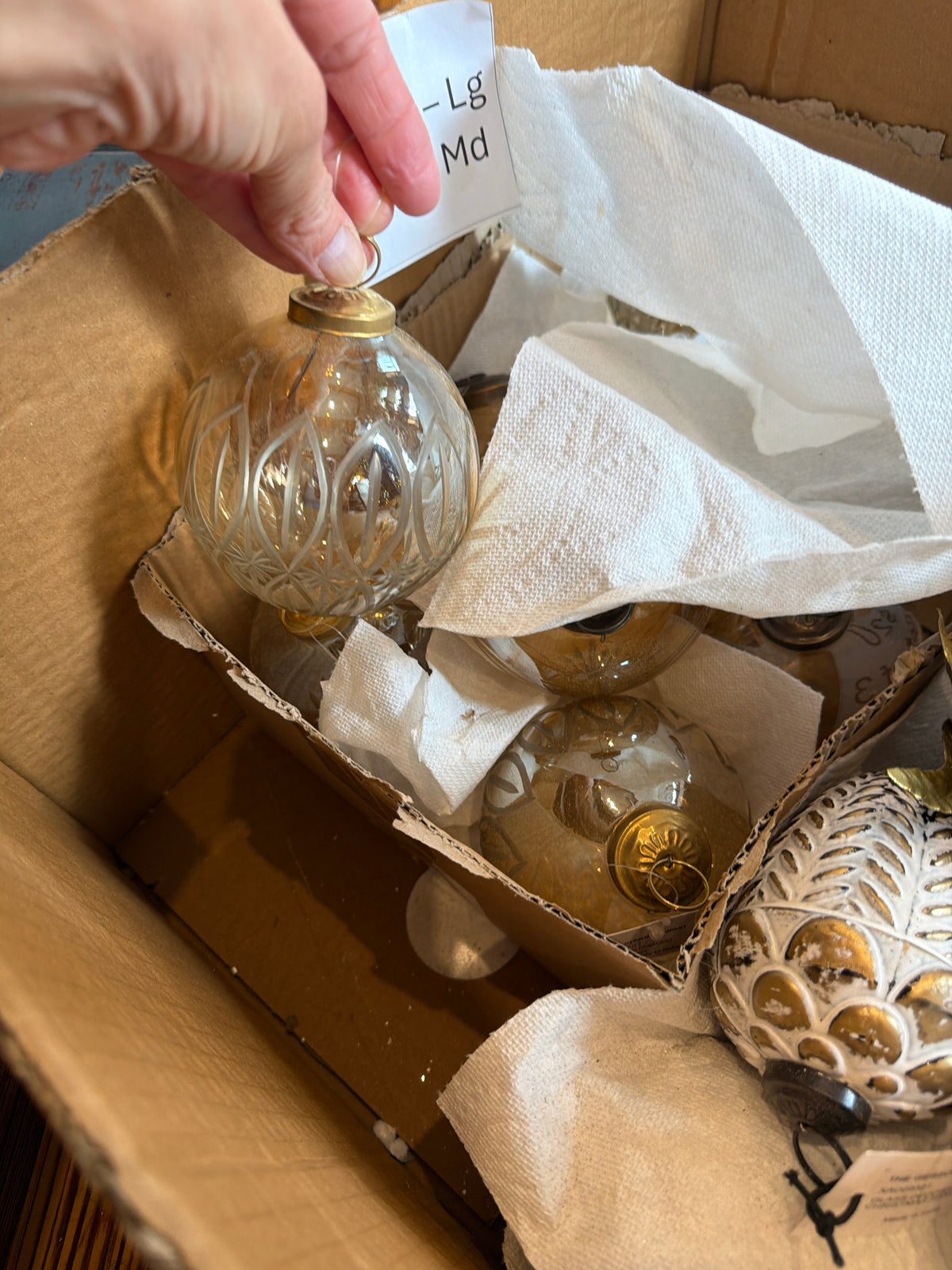 Cut Glass Ornament