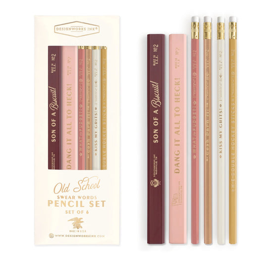 Pencil Set - Vintage Swear