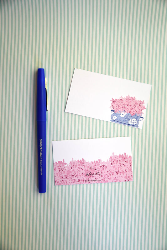 Hydrangea Calling Cards