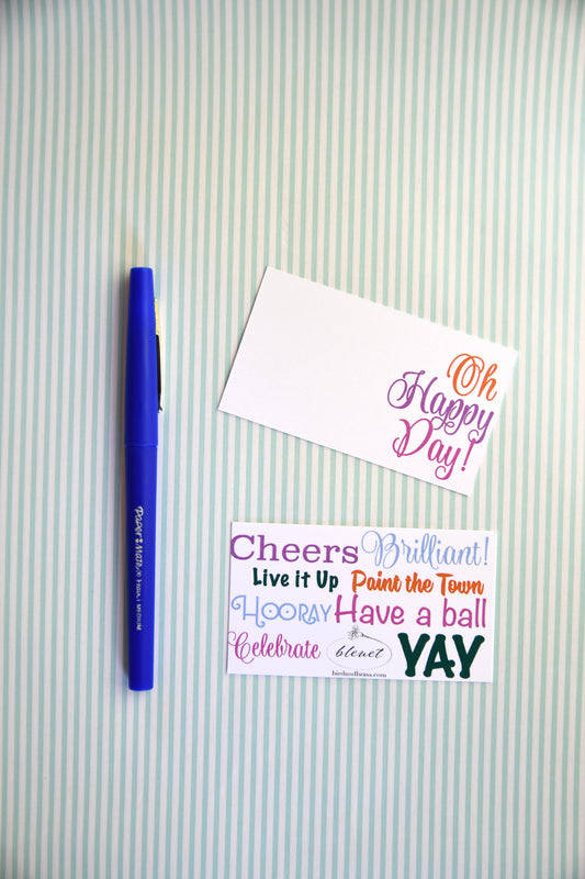 Happy Day Calling Cards