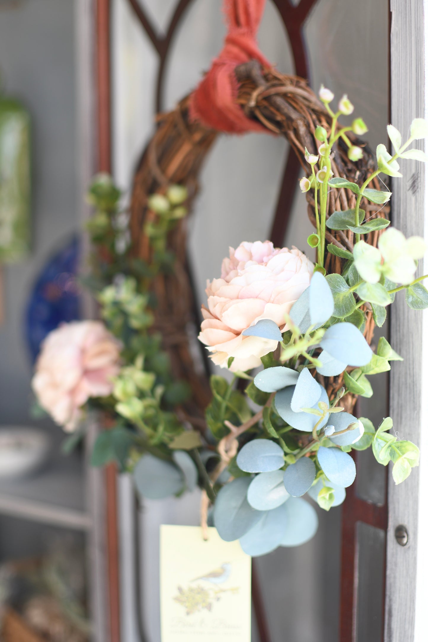 Garden Peony Small Wreath