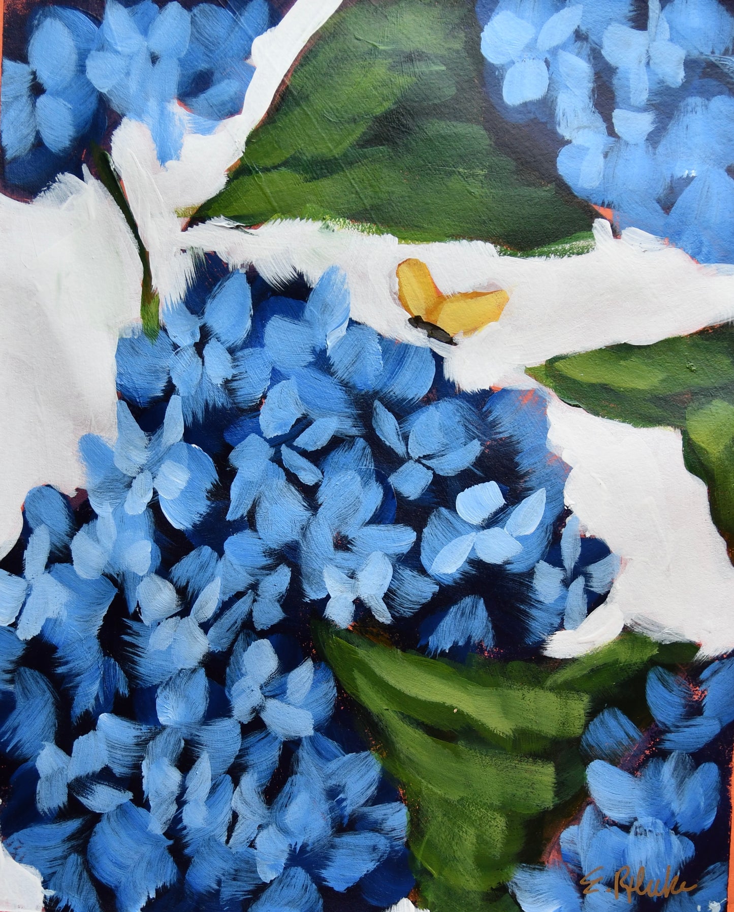 Hydrangea Signed Art Print