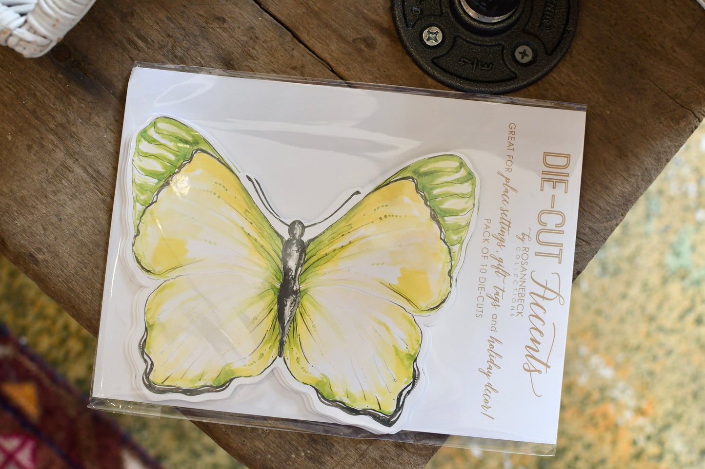 Green Butterfly Die Cut