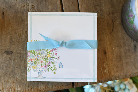 Blue Floral Luxe Notepad