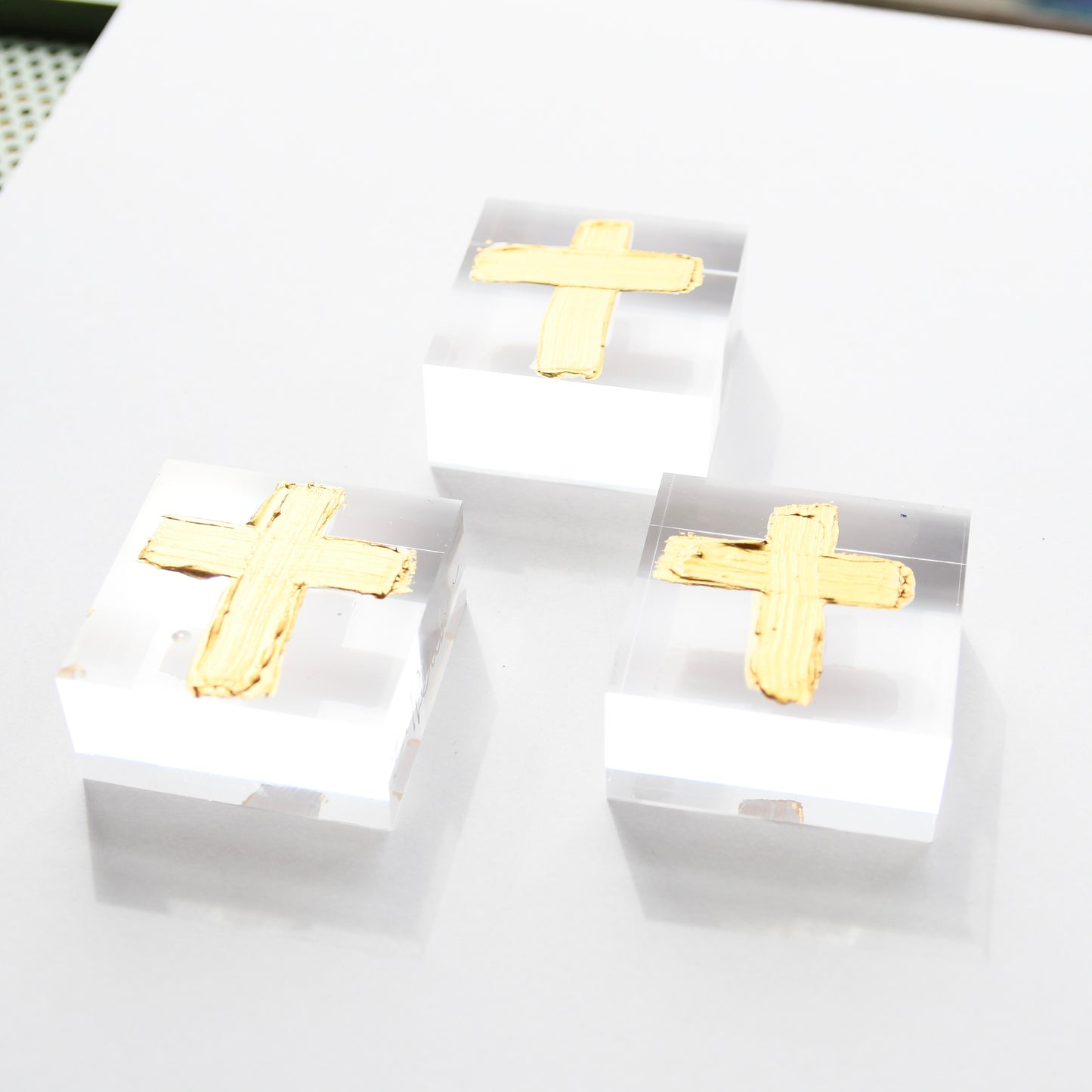 Lucite Cross Original Art
