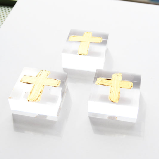 Lucite Cross Original Art