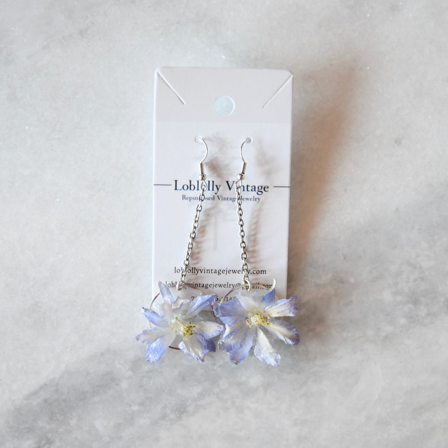 Delphinium - Crafted with Real Flowers