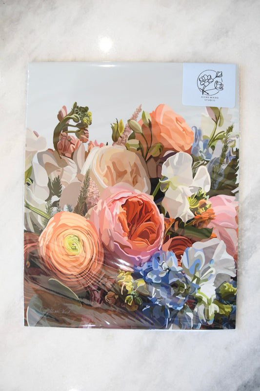 Beautiful Bouquet I Print 8x10