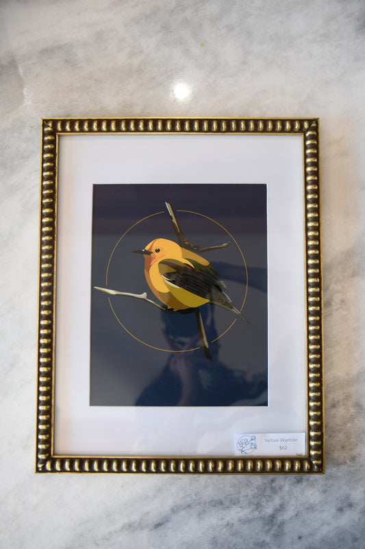 Yellow Warbler Framed Print