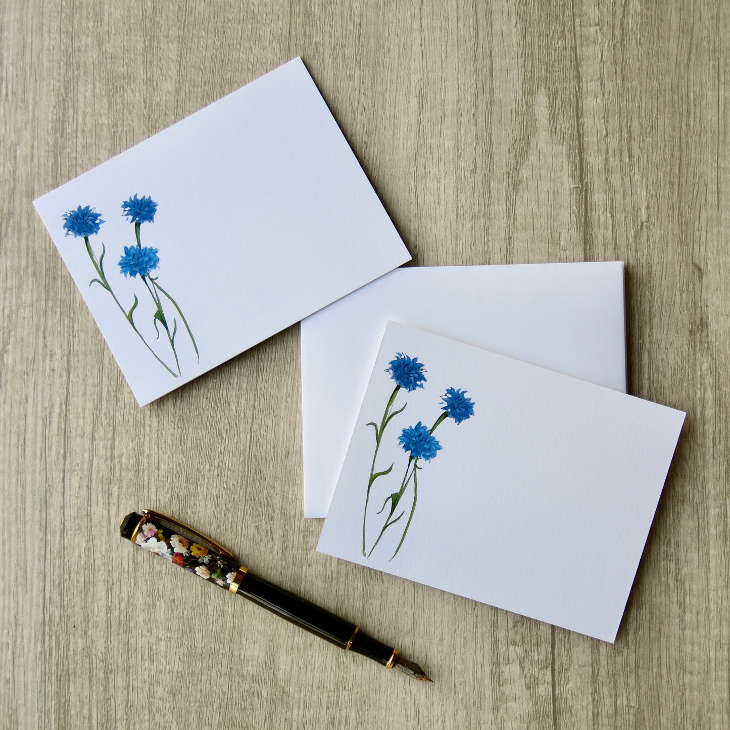 Bleuet Personalized Notecards