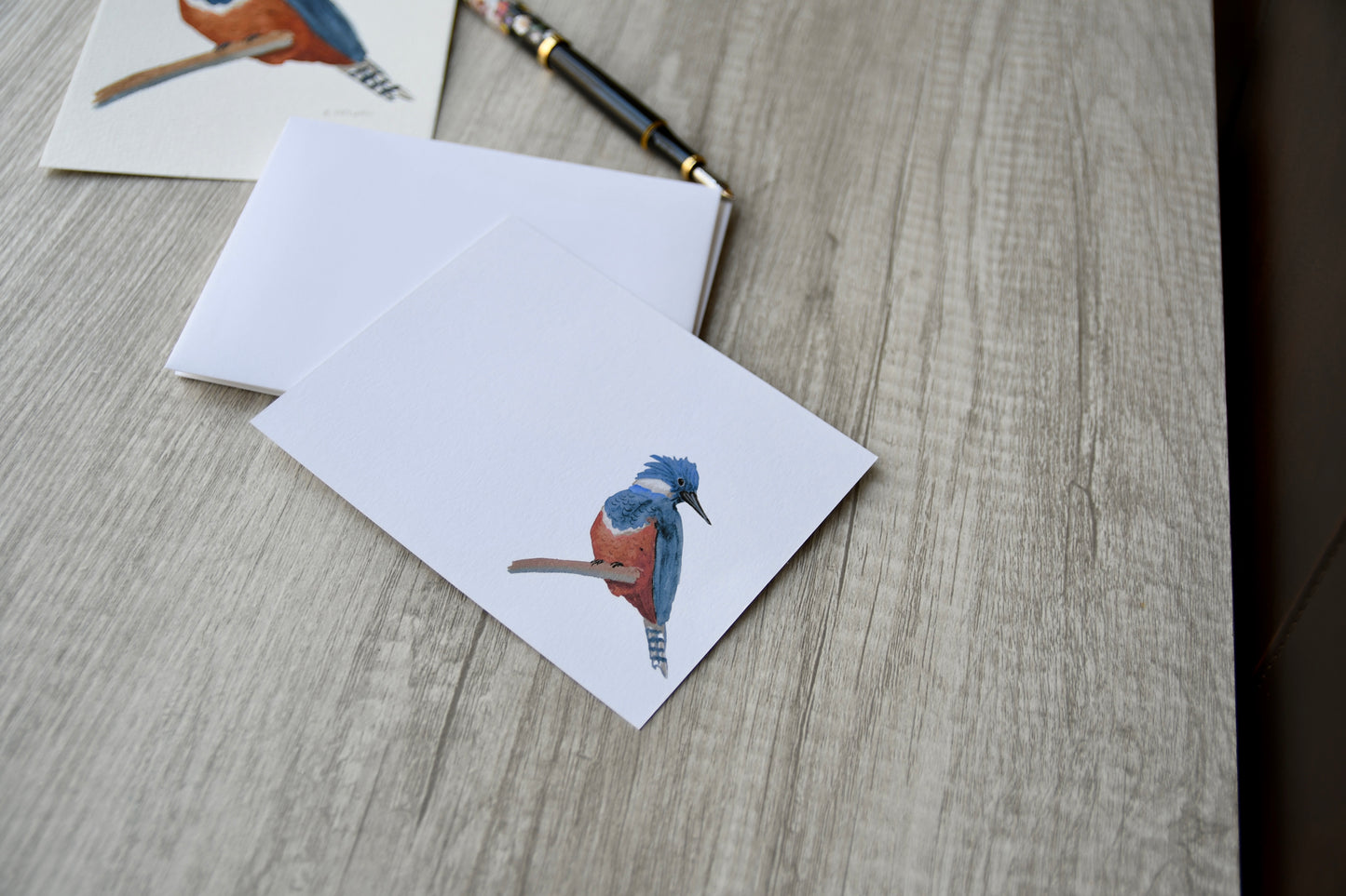 Kingfisher Personalized Notecards