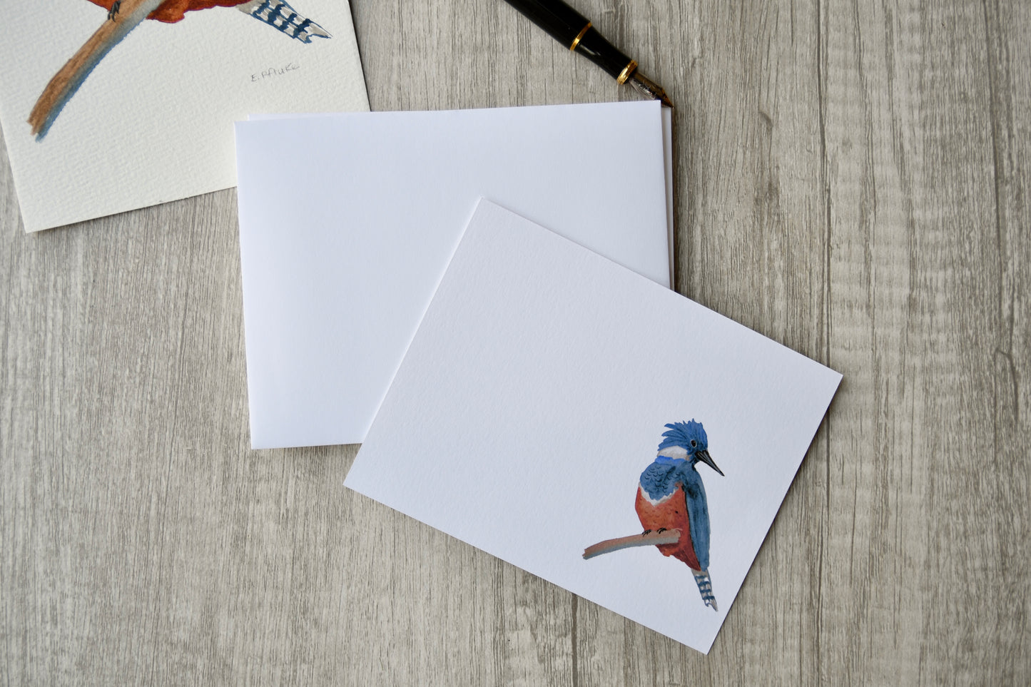 Kingfisher Personalized Notecards