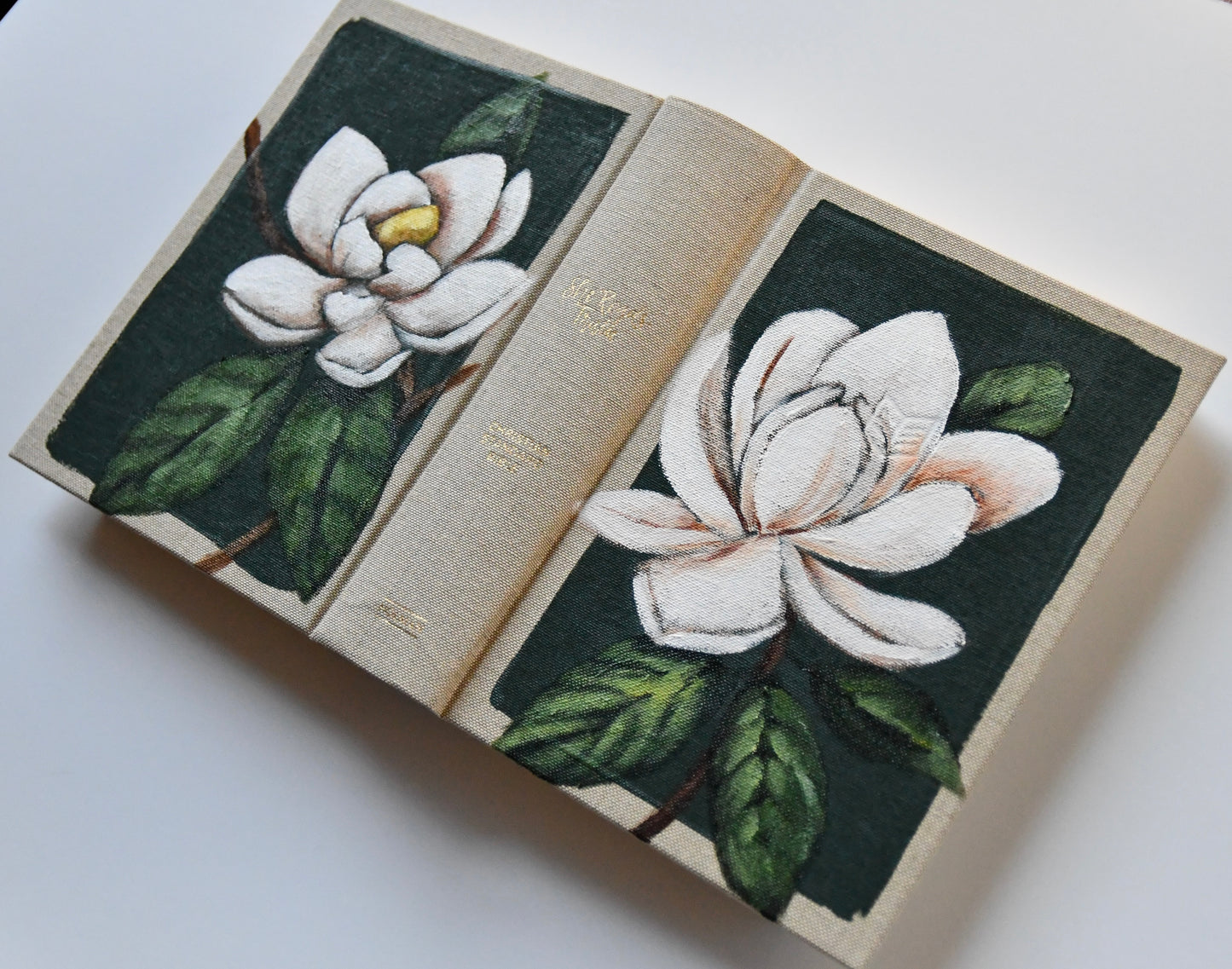 Magnolia Hand Painted Bible