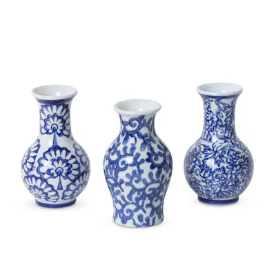 Porcelain Vine Petite Vase
