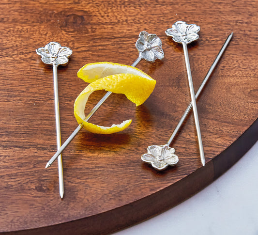 Flower Cocktail Pick