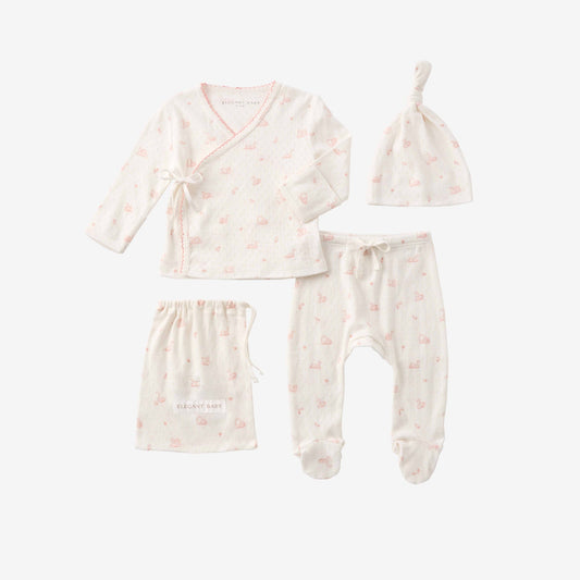 Swans ORGANIC COTTON POINTELLE LAYETTE