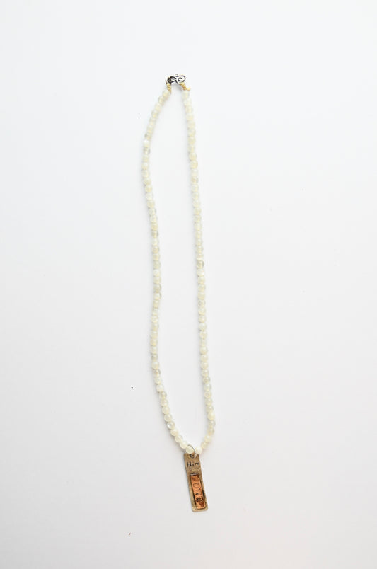 Moonstone Hope Necklace