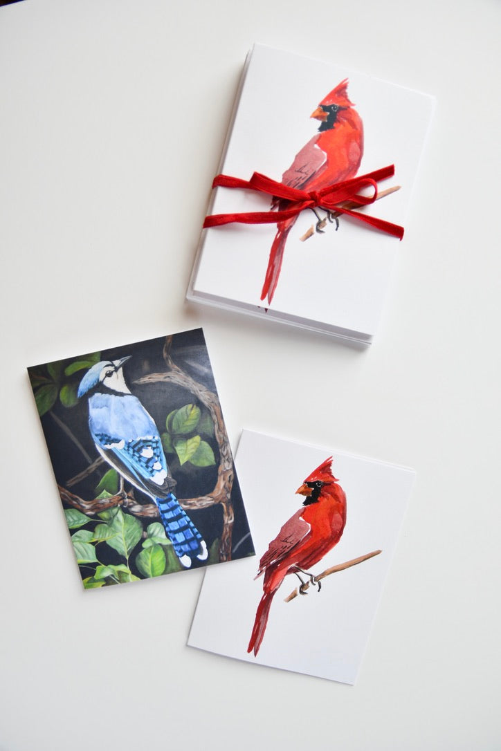 Cardinal & Bluejay - Notecard Set