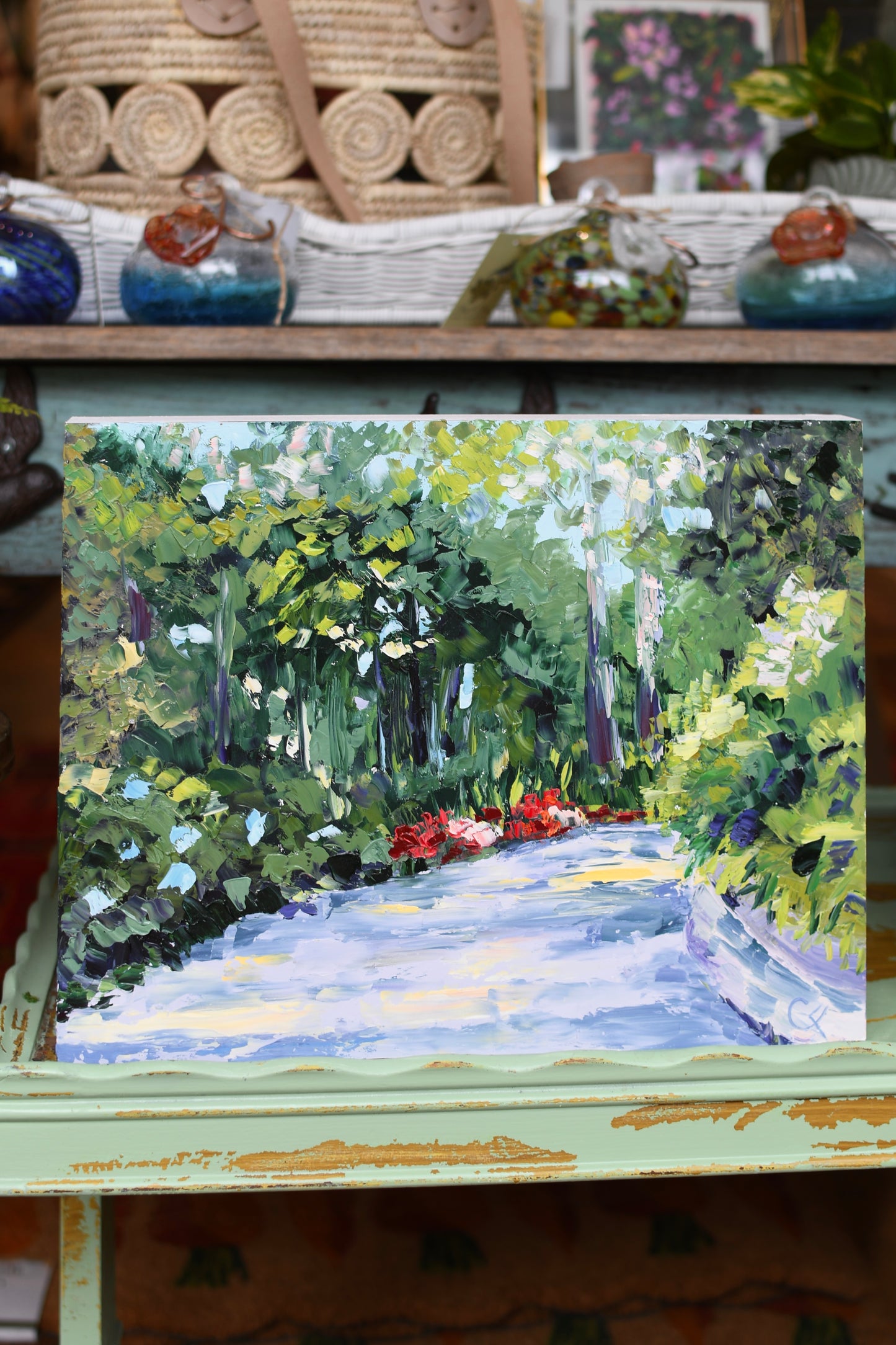 Let’s Explore The Garden Oil Painting