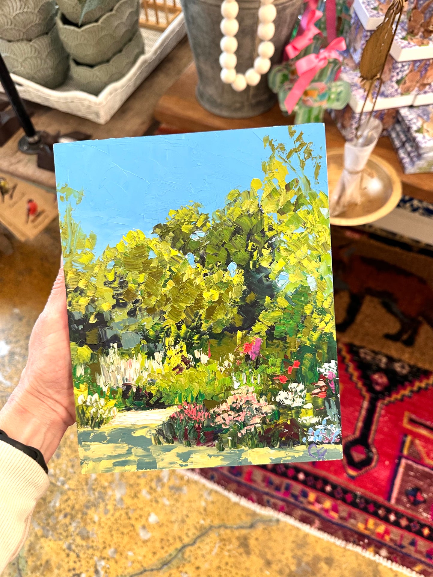 Garden Secrets Oil Painting