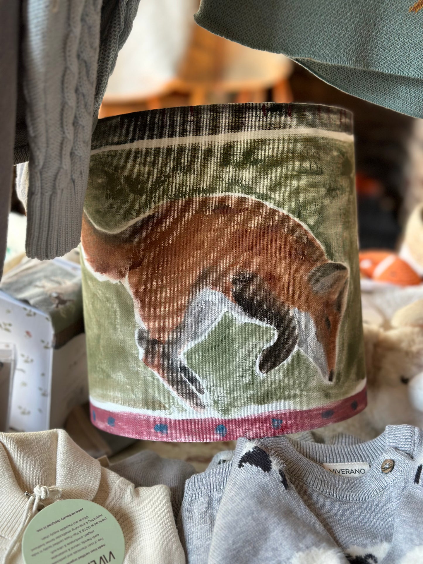 Frolicking Foxes Lamp Shade