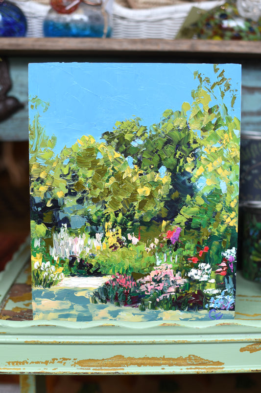Garden Secrets Oil Painting