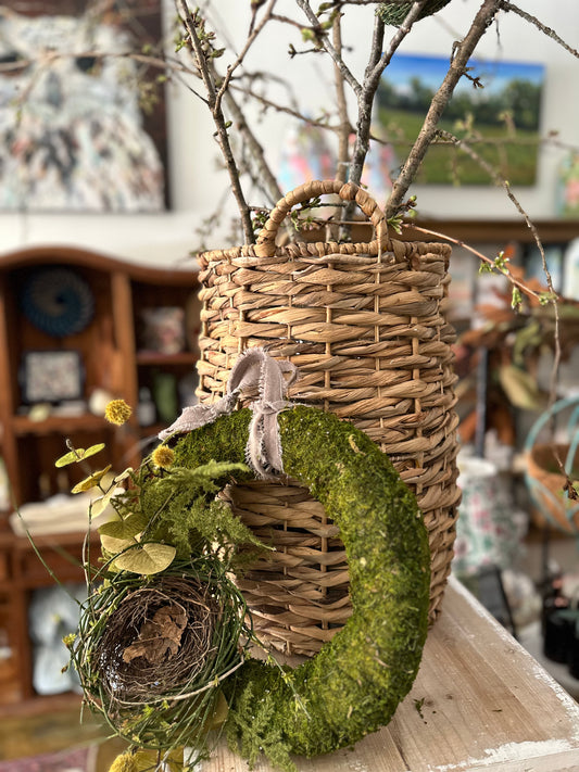 Cardinal Nest Forest Wreath