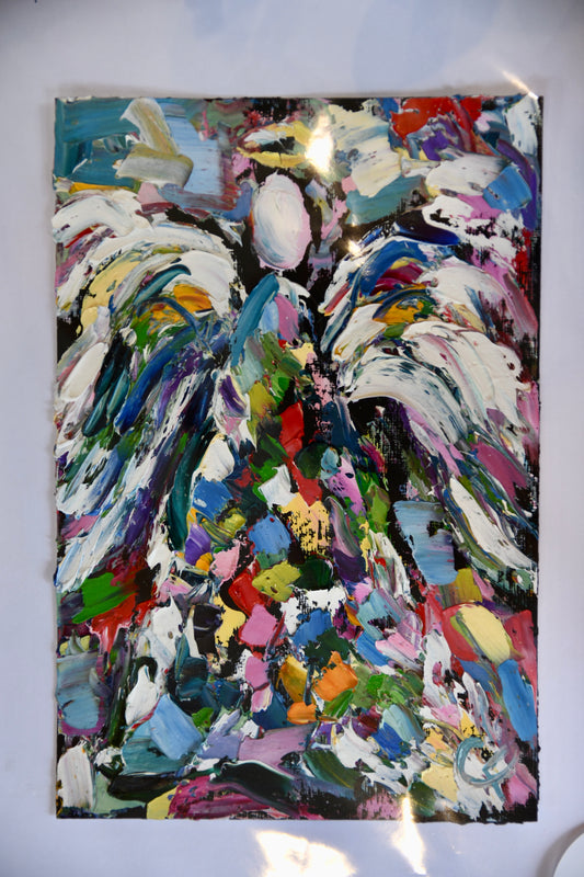 Angels - Oil on Paper
