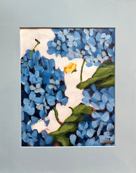 Hydrangeas No. 1- Acrylic on Paper