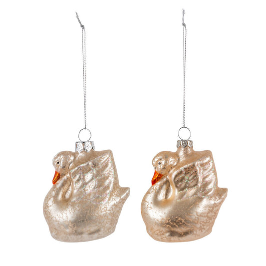 Sweet Swan Ornament, 2 styles
