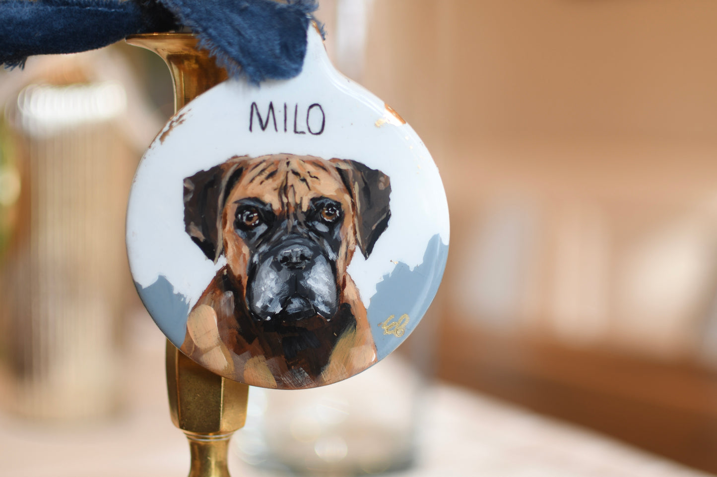 Custom Pet Portrait Ornament